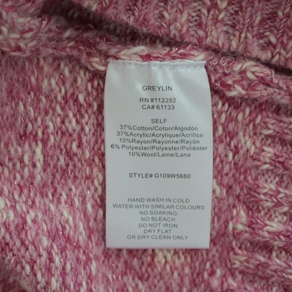 Greylin Ruffle Collar Sparkle Sweater | S - Picture 3 of 6